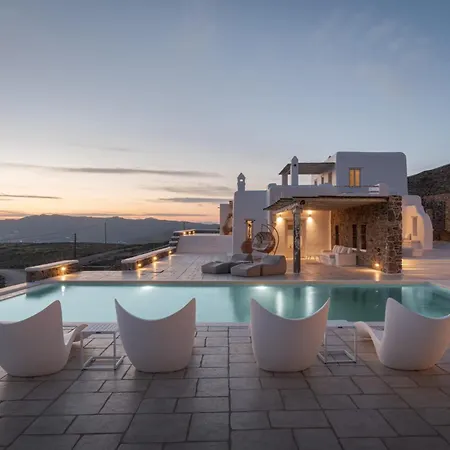 Villa Lavish Mykonos Retreat | Nimbus | 6 Bedrooms | Terrace With Spectacular Sea Views | Private Pool | Bbq | Kalafatis