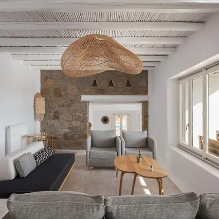 别墅 Lavish Mykonos Retreat | Nimbus | 6 Bedrooms | Terrace With Spectacular Sea Views | Private Pool | Bbq | *
