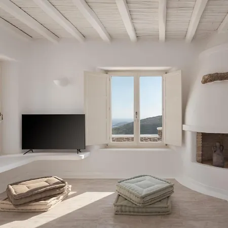 Lavish Mykonos Retreat | Nimbus | 6 Bedrooms | Terrace With Spectacular Sea Views | Private Pool | Bbq | * Kalafatis