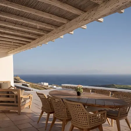 别墅 Lavish Mykonos Retreat | Nimbus | 6 Bedrooms | Terrace With Spectacular Sea Views | Private Pool | Bbq |