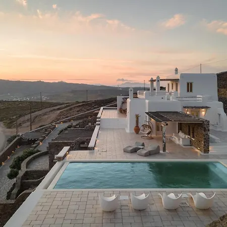 Vila Lavish Mykonos Retreat | Nimbus | 6 Bedrooms | Terrace With Spectacular Sea Views | Private Pool | Bbq |
