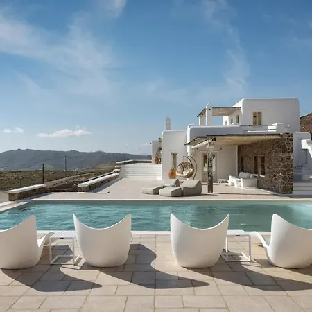 Lavish Mykonos Retreat | Nimbus | 6 Bedrooms | Terrace With Spectacular Sea Views | Private Pool | Bbq | Vila